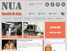 Tablet Screenshot of necesitounarma.com